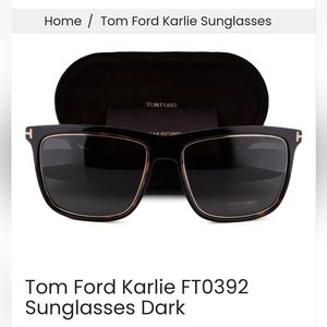 Authentic Tom Ford Karlie Sunglasses Unisex